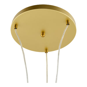   3-Light Linen Chandelier | Oroa.com