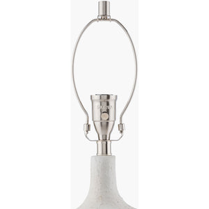   Modern European furniture - White Cement Accent Table Lamp - www.oroa.com | Oroa.com