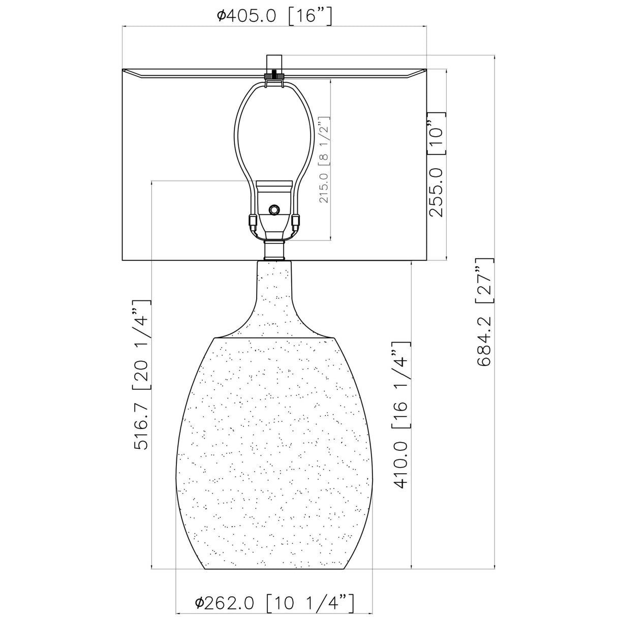   Modern European furniture - White Cement Accent Table Lamp - www.oroa.com | Oroa.com