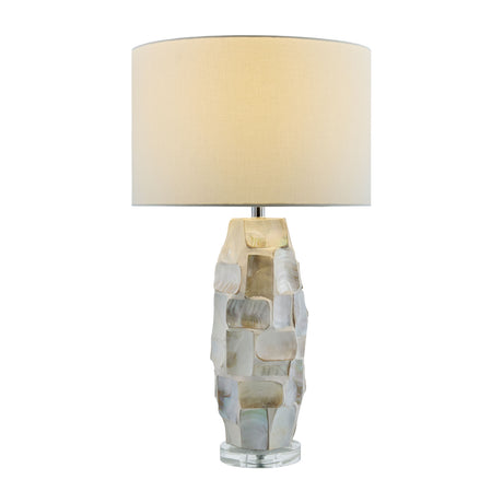   Modern European furniture - Cream Inlaid Shell Table Lamp - www.oroa.com | Oroa.com