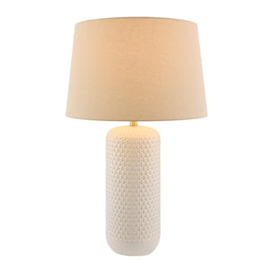   Modern European furniture - Cream Painted Ceramic Table Lamp - www.oroa.com | Oroa.com