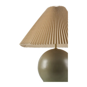   Pleated Linen Cement Table Lamp | Oroa.com