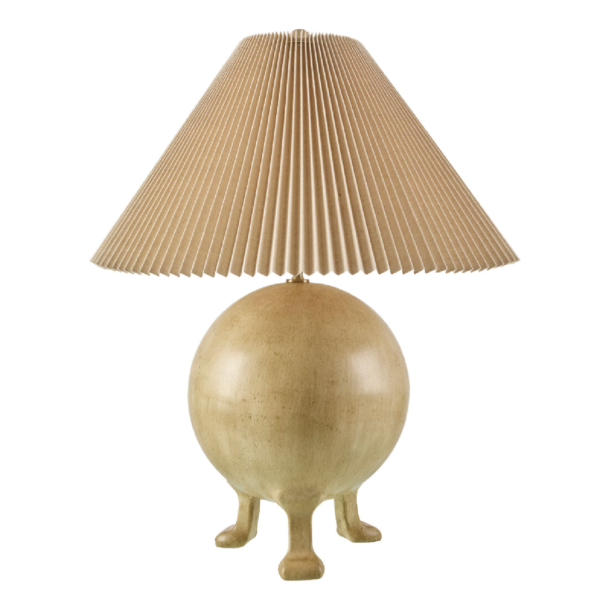   Pleated Linen Cement Table Lamp | Oroa.com