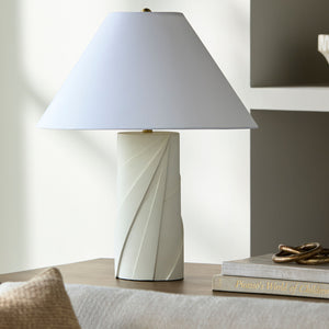  Modern European furniture - White Concrete Cotton Table Lamp - www.oroa.com | Oroa.com