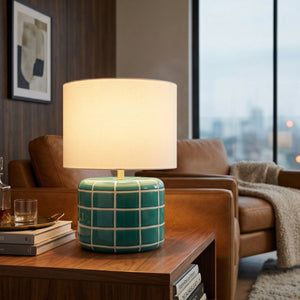   Modern European furniture - Blue Iron Base Table Lamp  - www.oroa.com | Oroa.com