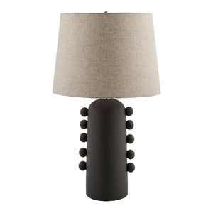   Linen Glazed Ceramic Table Lamp | Oroa.com