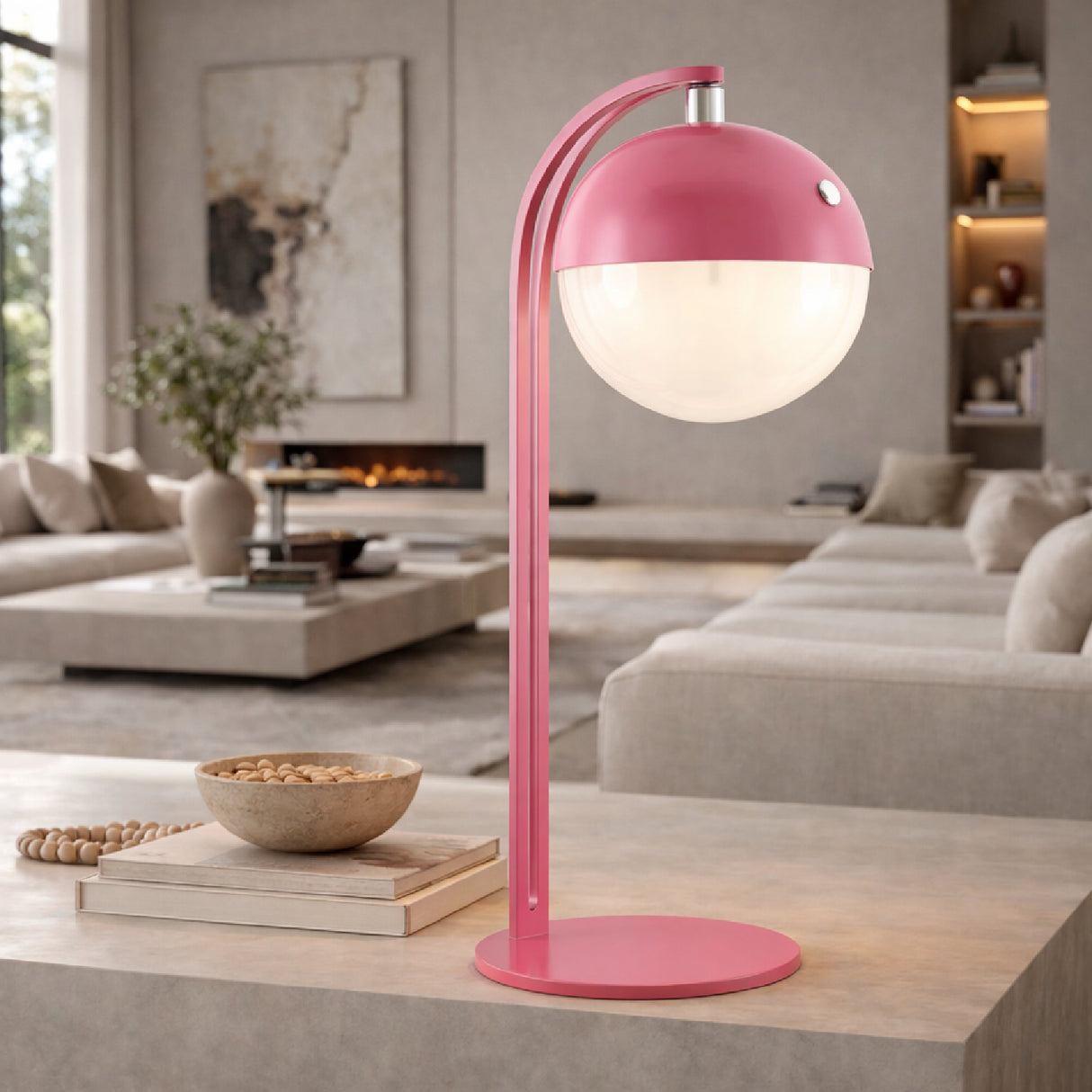   Painted Iron Modern Table Lamp | Oroa.com