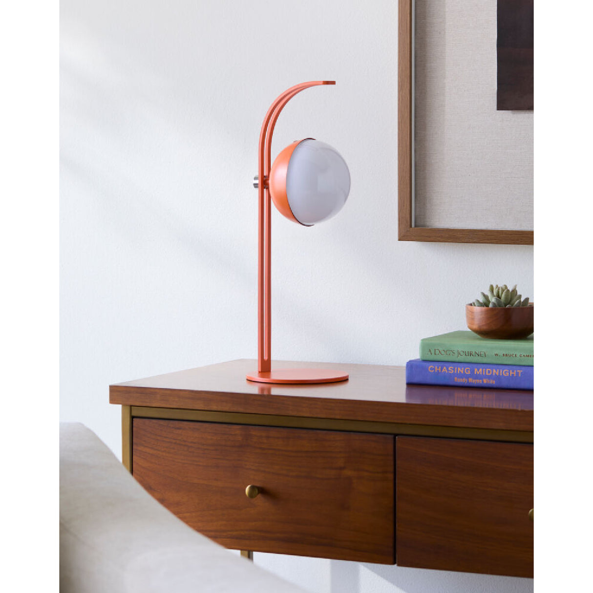   Painted Iron Modern Table Lamp | Oroa.com