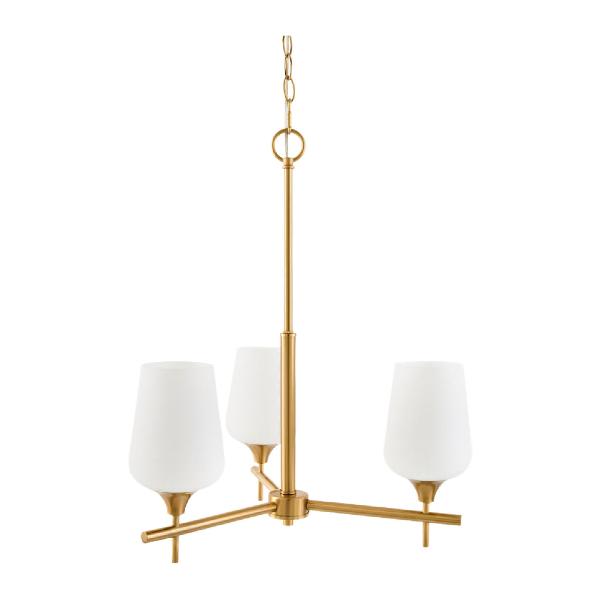   Glass 3-Light Chandelier | Oroa.com