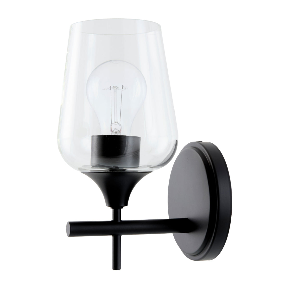   Modern European furniture - Black Framed Glass Wall Lamp - www.oroa.com | Oroa.com