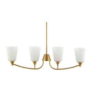   Glass Shades 4-Light Chandelier | Oroa.com