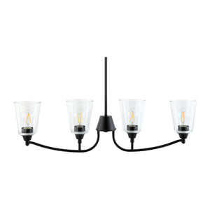   Glass Shades 4-Light Chandelier | Oroa.com