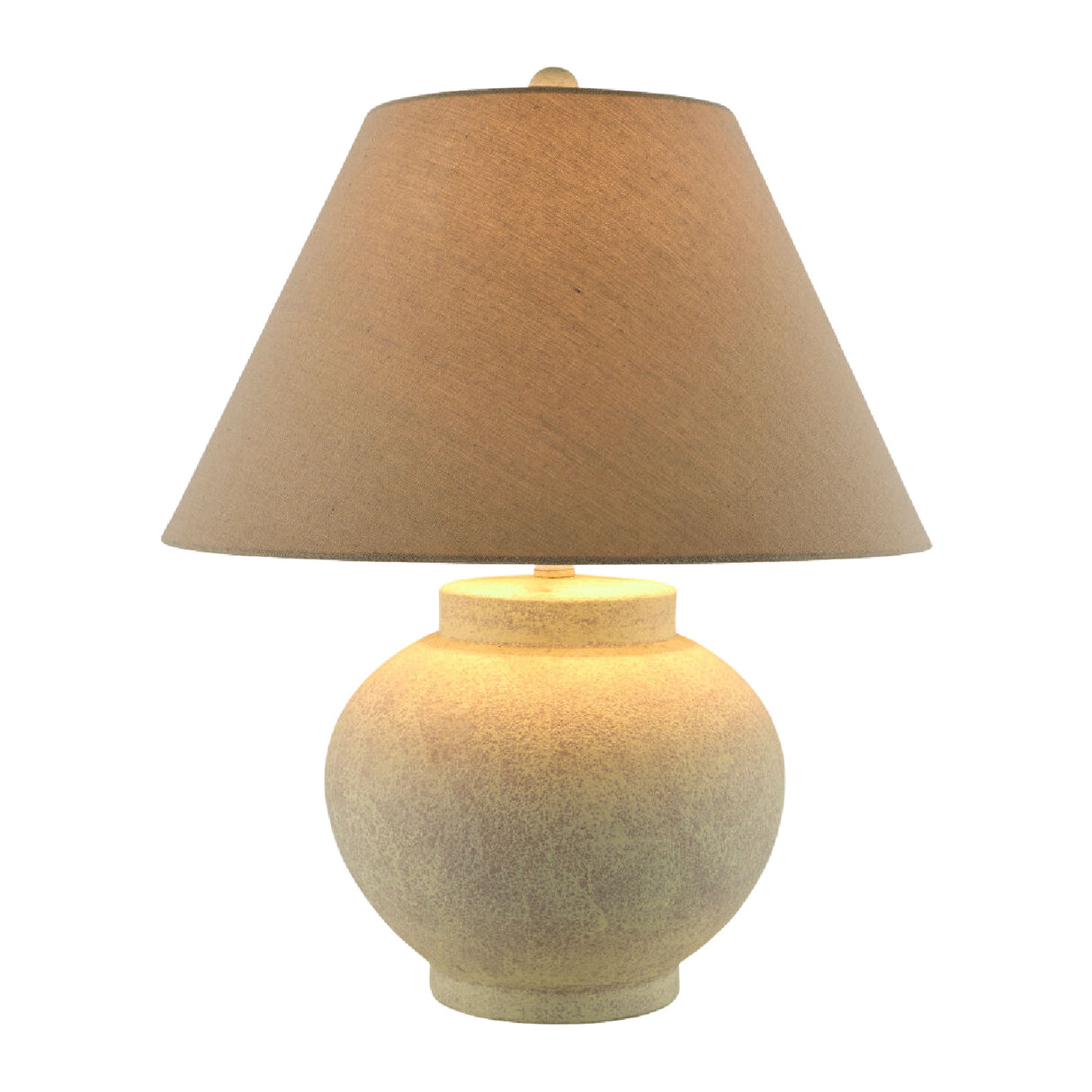   Ceramic Beige Linen Table Lamp | Oroa.com