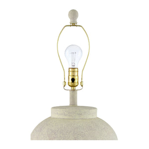   Ceramic Beige Linen Table Lamp | Oroa.com