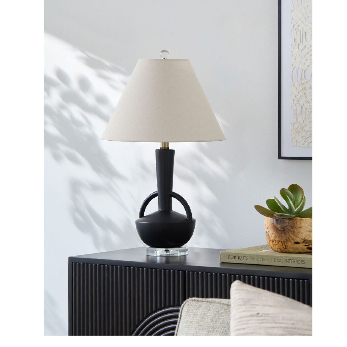   Empire Linen Ceramic Table Lamp | Oroa.com