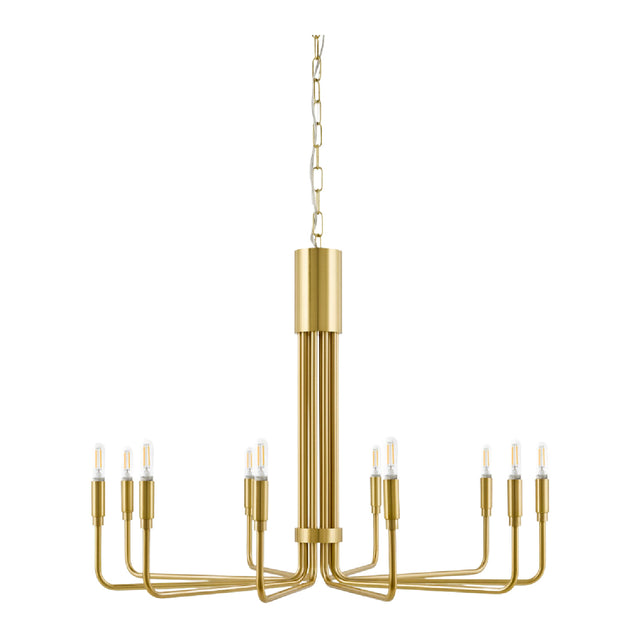 Modern European furniture - Gold 10-Light Pendant Lamp - www.oroa.com