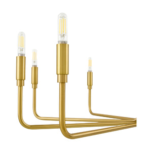   Modern European furniture - Gold 10-Light Pendant Lamp - www.oroa.com | Oroa.com