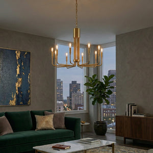   Modern European furniture - Gold 10-Light Pendant Lamp - www.oroa.com | Oroa.com