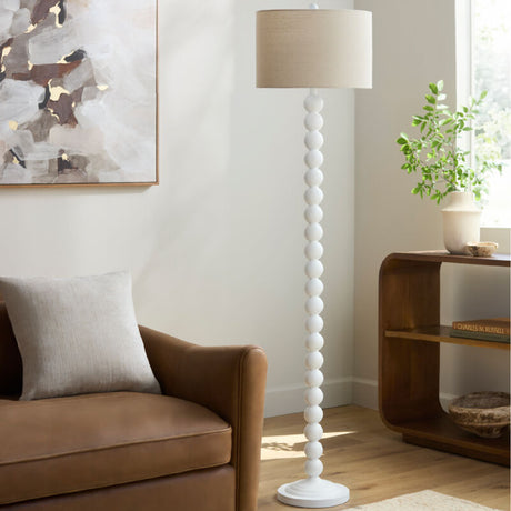   Modern European furniture - Painted White Accent Floor Lamp - www.oroa.com | Oroa.com