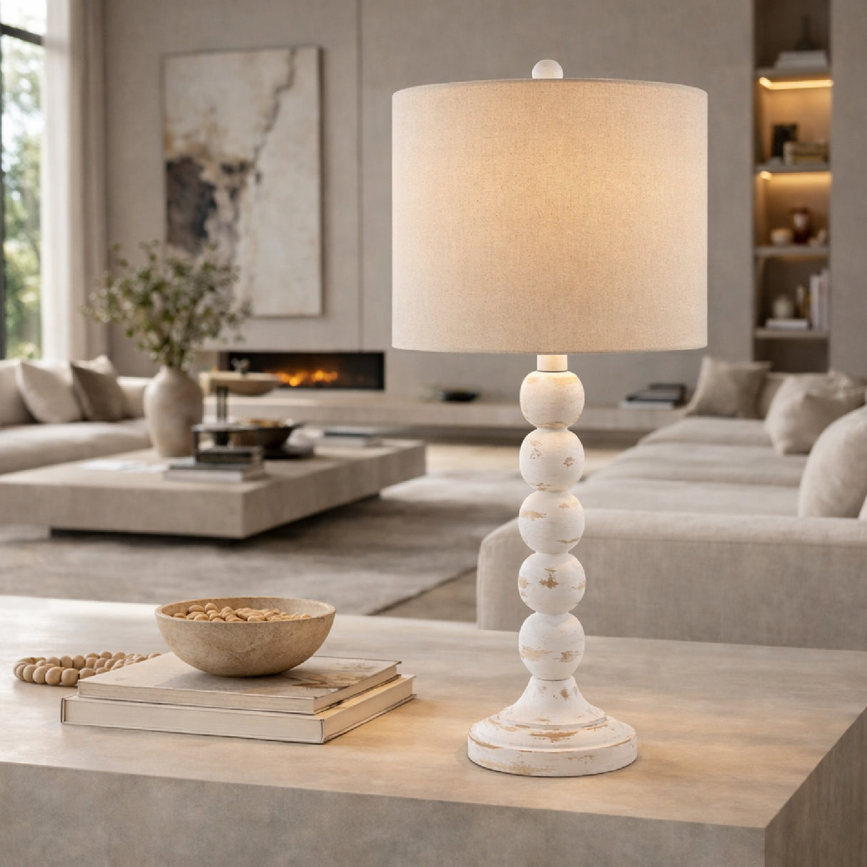   Stacked Spheres Accent Table Lamp L | Oroa.com
