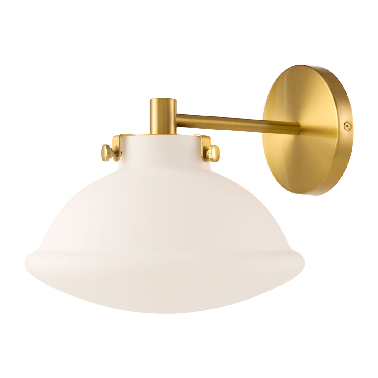   Modern European furniture - White Glass Dome Wall Lamp - www.oroa.com | Oroa.com
