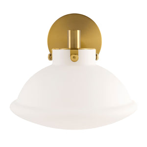   Modern European furniture - White Glass Dome Wall Lamp - www.oroa.com | Oroa.com