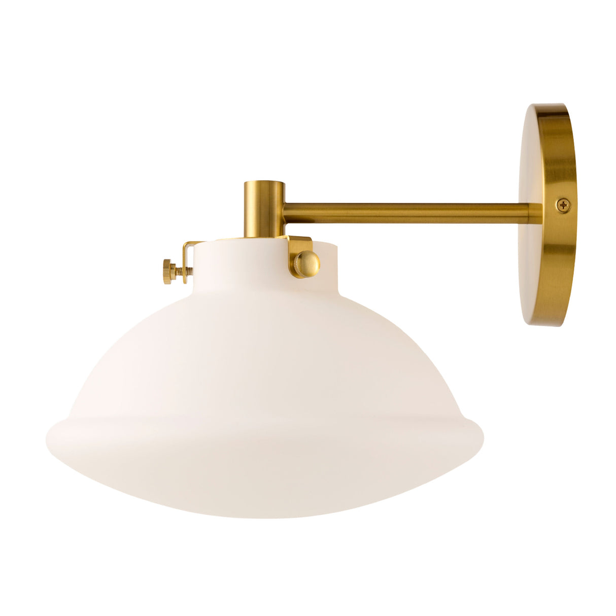   Modern European furniture - White Glass Dome Wall Lamp - www.oroa.com | Oroa.com