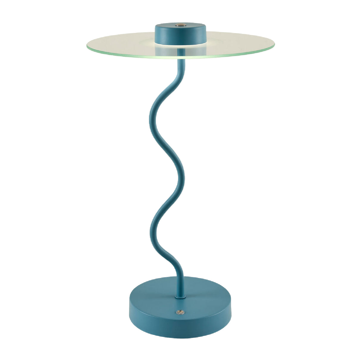   Blue Wavy Accent Table Lamp | Oroa.com
