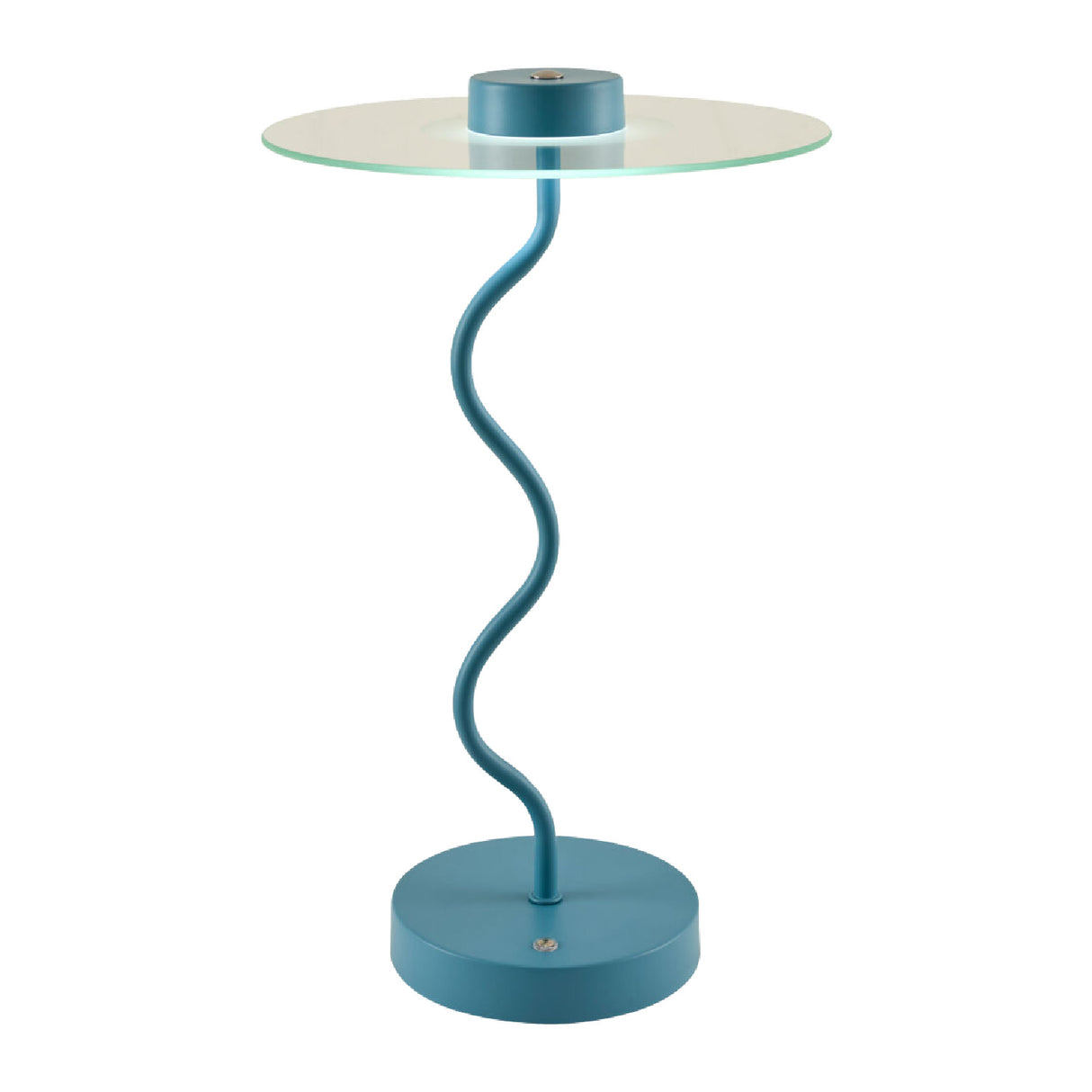   Blue Wavy Accent Table Lamp | Oroa.com