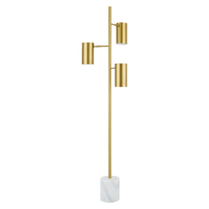   Modern European furniture - Gold 3-Light Accent Floor Lamp - www.oroa.com | Oroa.com