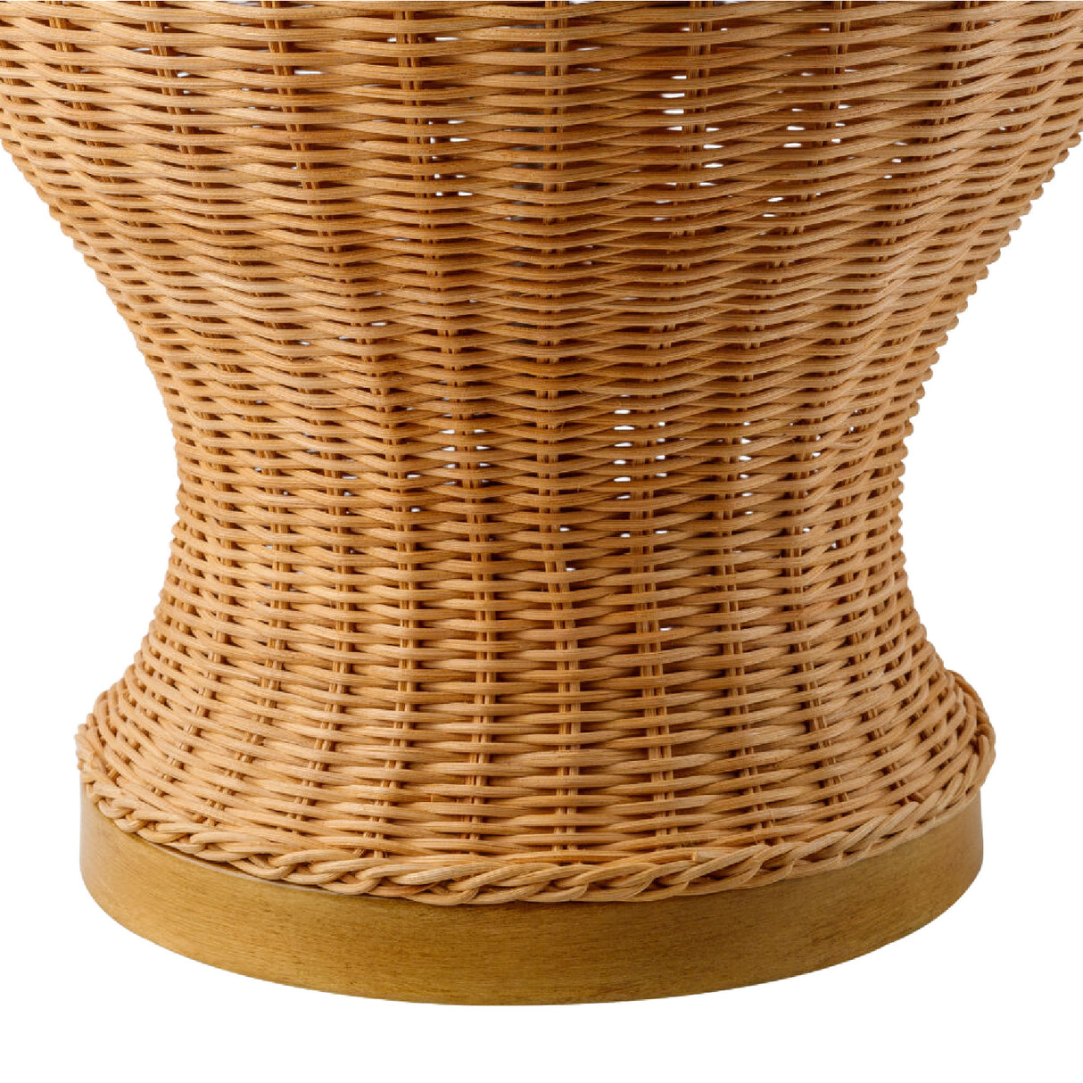   Brown Rattan Accent Table Lamp | Oroa.com