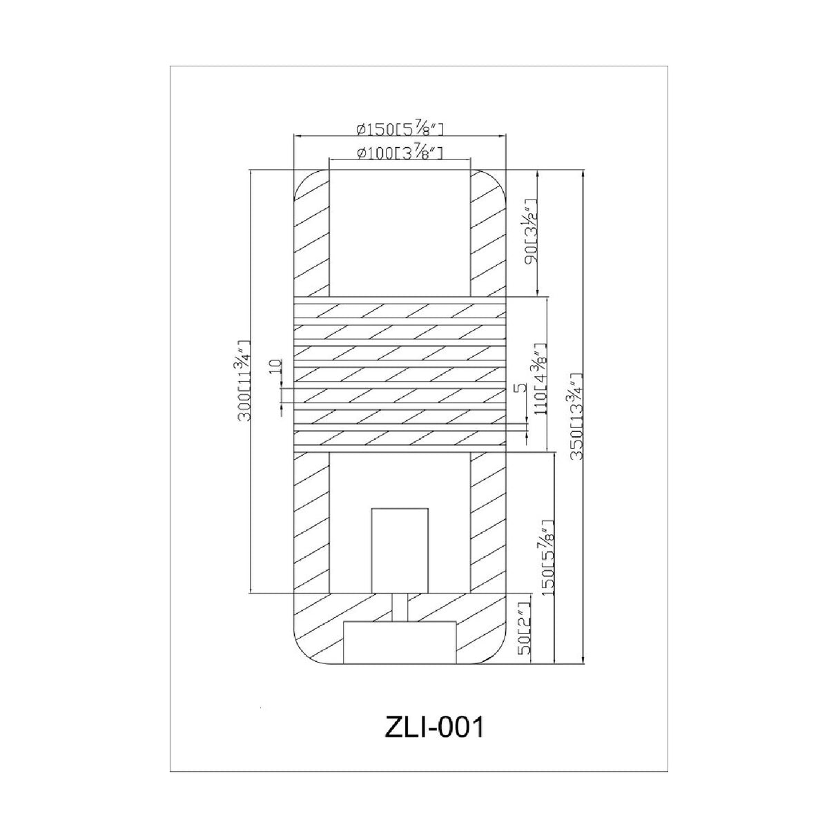  Beige Travertine Accent Table Lamp | Oroa.com
