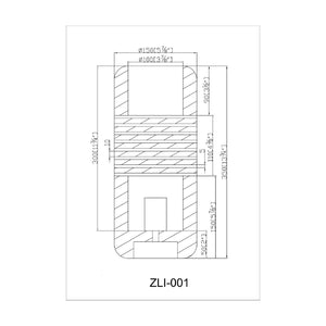   Beige Travertine Accent Table Lamp | Oroa.com