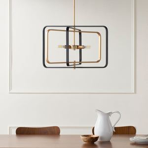   Iron Framed Chandelier | Oroa.com