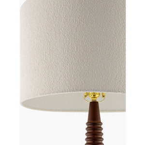   Modern European furniture - Beige Linen Accent Floor Lamp - www.oroa.com | Oroa.com