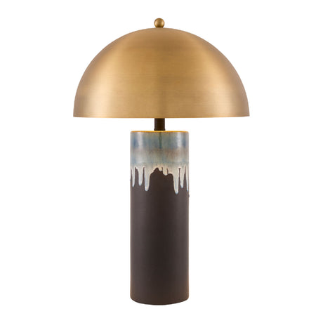   Modern European furniture - Gold Metal Dome Table Lamp - www.oroa.com | Oroa.com