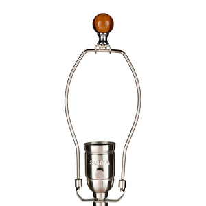   Orange Glass Accent Table Lamp | Oroa.com