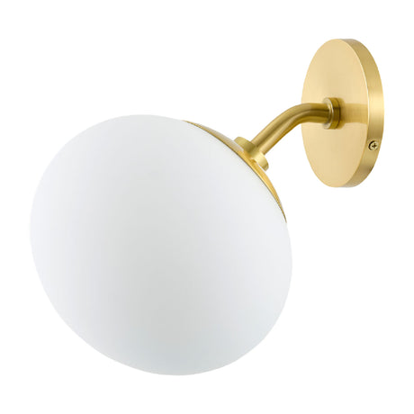   Modern European furniture - White Glass Wall Lamp - www.oroa.com | Oroa.com