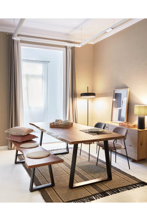 Black Brown Fringed Rug 5' x 7'5'' | La Forma Brunilda| Oroa.com