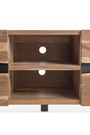 Acacia Wood TV Cabinet | La Forma Uxia | Oroa.com
