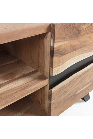 Acacia Wood TV Cabinet | La Forma Uxia | Oroa.com