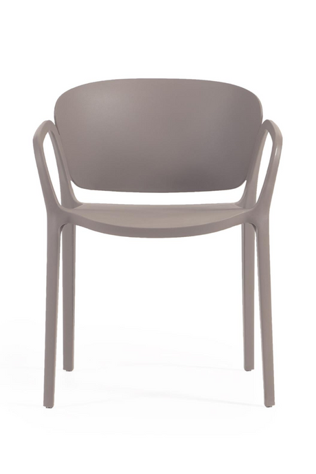 Molded Stackable Garden Armchair (4) | La Forma Ania | Oroa.com