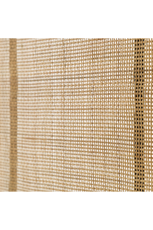 Black Weaved Rattan Queen Headboard 67" | La Forma Lalita | Oroa.com