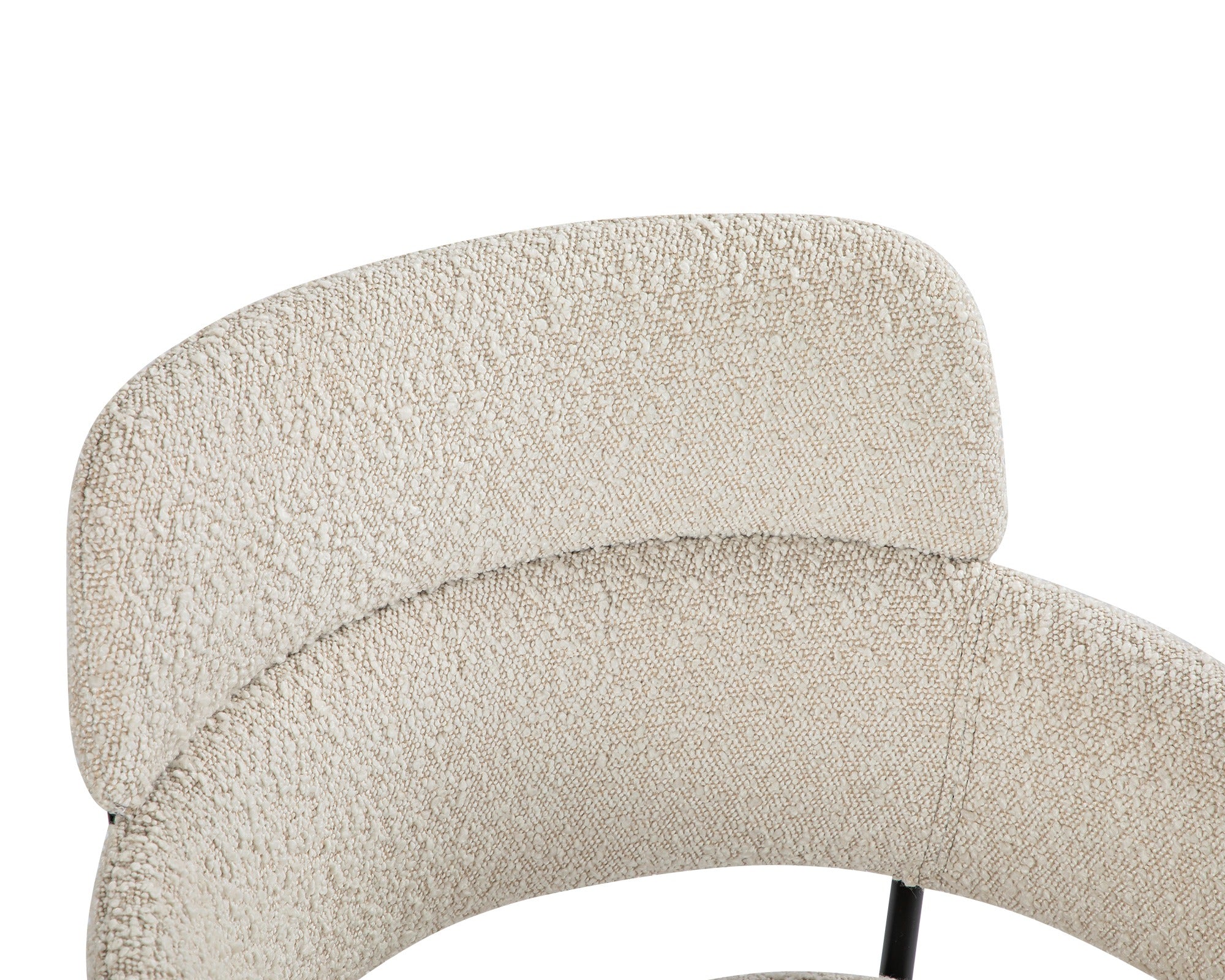 White Bouclé Dining Chair | Liang & Eimil Alice