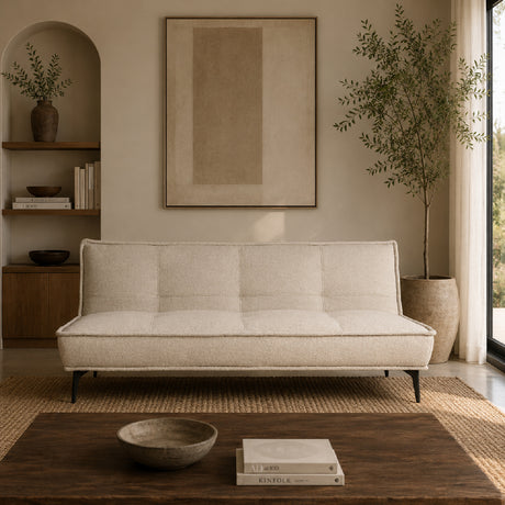   Gray Tufted Sofabed | Oroa.com