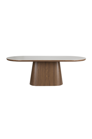 Oval Wood Dining Table | DF Almira | OROA.com