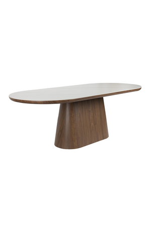 Oval Wood Dining Table | DF Almira | OROA.com