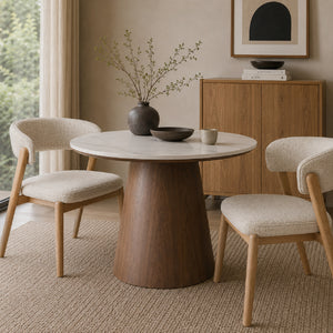   Modern European furniture - Round Wood Dining Table - www.oroa.com | Oroa.com