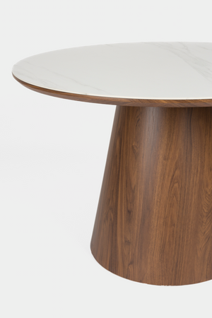 Round Wood Dining Table | DF Almira | OROA.com