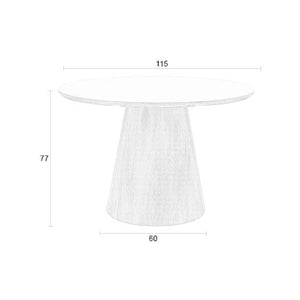   Modern European furniture - Round Wood Dining Table - www.oroa.com | Oroa.com